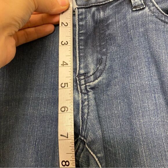 Prana Women's blue Kara low rise skinny jeans organic cotton blend 2/26 - Picture 8 of 11